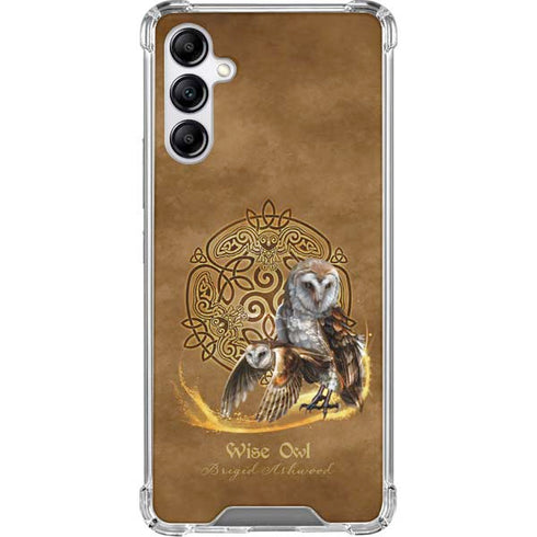 Owl Celtic Knot by Brigid Ashwood Gabb Phone 4 Clear Case