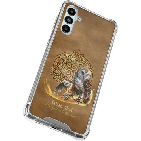 Owl Celtic Knot by Brigid Ashwood Gabb Phone 4 Clear Case