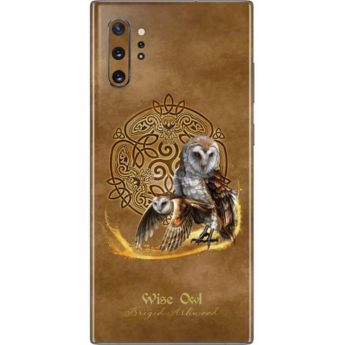 Owl Celtic Knot by Brigid Ashwood Galaxy Note 10 Plus Skin