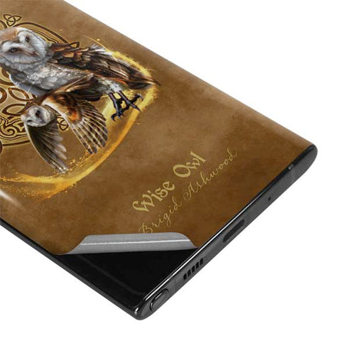 Owl Celtic Knot by Brigid Ashwood Galaxy Note 10 Plus Skin