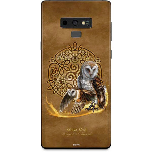 Owl Celtic Knot by Brigid Ashwood Galaxy Note 9 Skin
