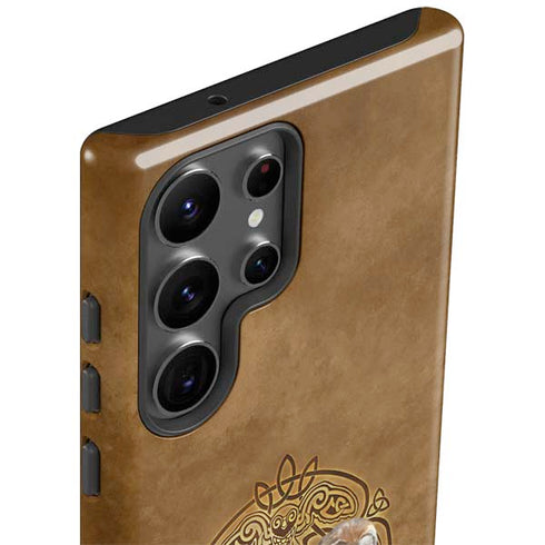 Owl Celtic Knot by Brigid Ashwood Galaxy S23 Ultra Pro Case