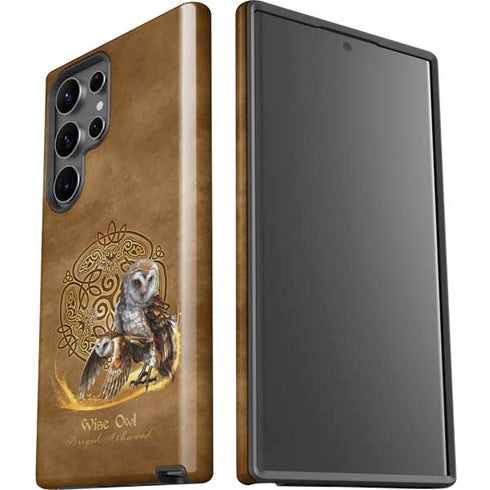 Owl Celtic Knot by Brigid Ashwood Galaxy S23 Ultra Pro Case