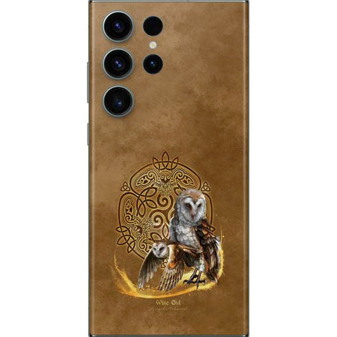 Owl Celtic Knot by Brigid Ashwood Galaxy Skins