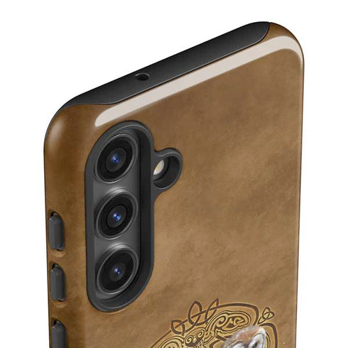 Owl Celtic Knot by Brigid Ashwood Galaxy S25 Impact Case