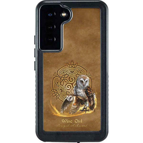 Owl Celtic Knot by Brigid Ashwood Galaxy S24 Plus Waterproof Case