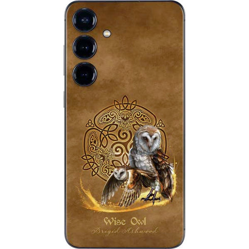 Owl Celtic Knot by Brigid Ashwood Galaxy S25 Skin