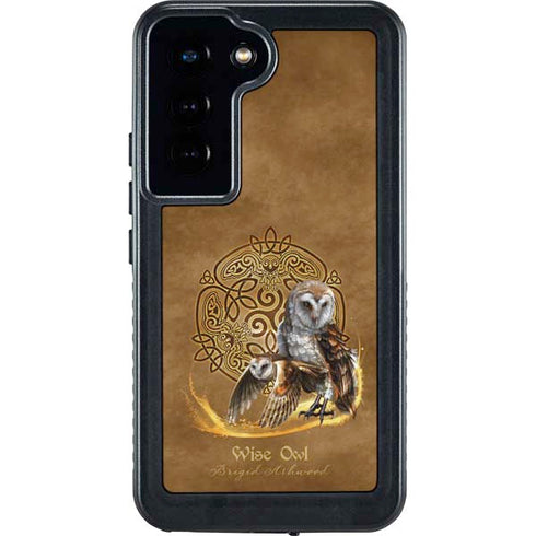 Owl Celtic Knot by Brigid Ashwood Galaxy S24 Waterproof Case