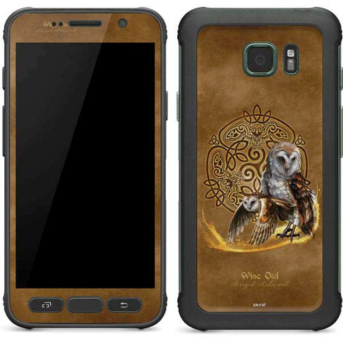 Owl Celtic Knot by Brigid Ashwood Galaxy S7 Active Skin