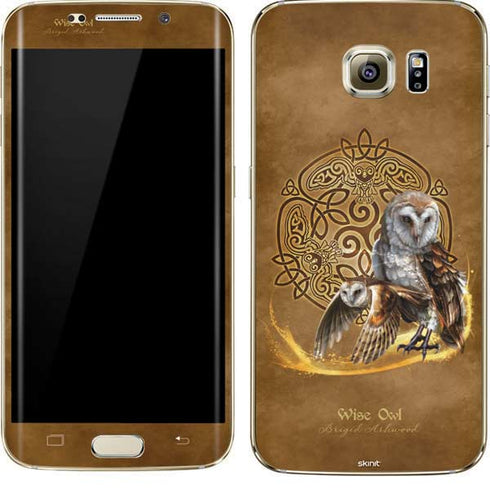 Owl Celtic Knot by Brigid Ashwood Galaxy S7 Edge Skin