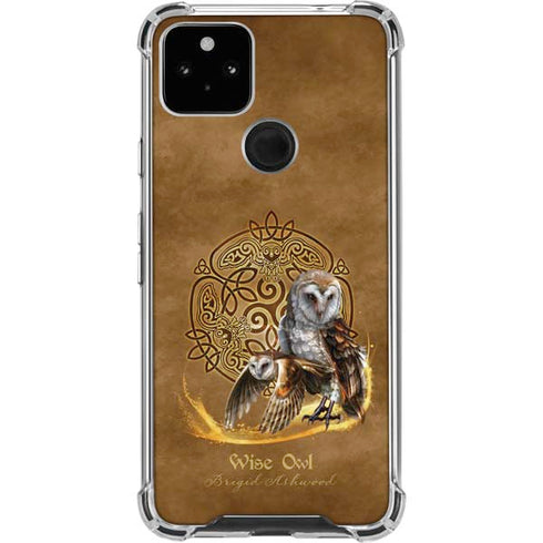 Owl Celtic Knot by Brigid Ashwood Pixel Cases