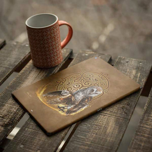 Owl Celtic Knot by Brigid Ashwood iPad Skins