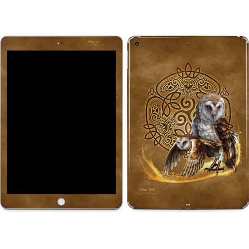 Owl Celtic Knot by Brigid Ashwood Apple iPad Skin