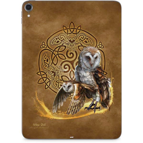 Owl Celtic Knot by Brigid Ashwood Apple iPad Pro Skin
