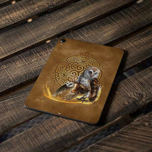Owl Celtic Knot by Brigid Ashwood Apple iPad Pro Skin
