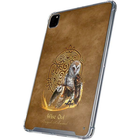 Owl Celtic Knot by Brigid Ashwood iPad Cases