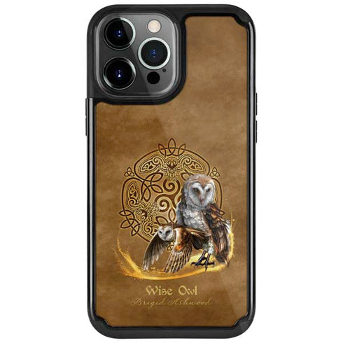 Owl Celtic Knot by Brigid Ashwood iPhone Cases