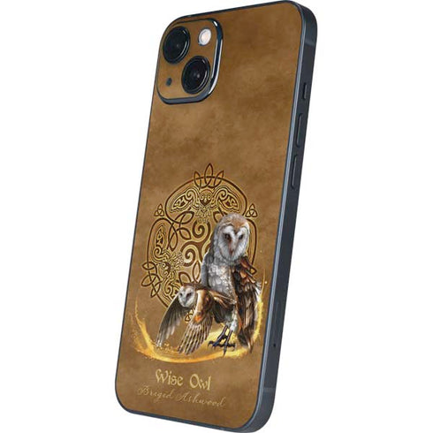 Owl Celtic Knot by Brigid Ashwood iPhone 15 Skin
