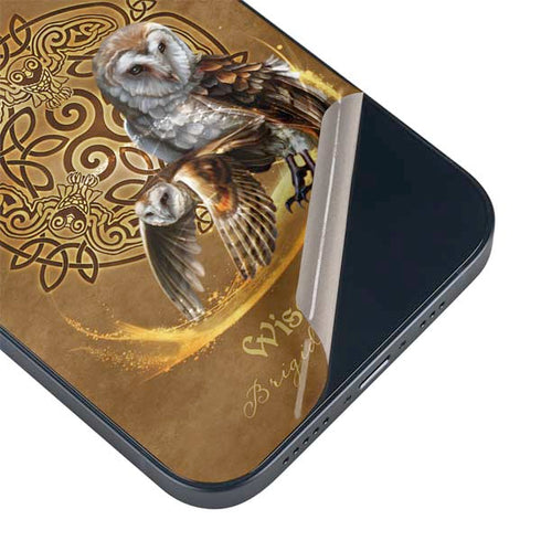 Owl Celtic Knot by Brigid Ashwood iPhone 15 Skin
