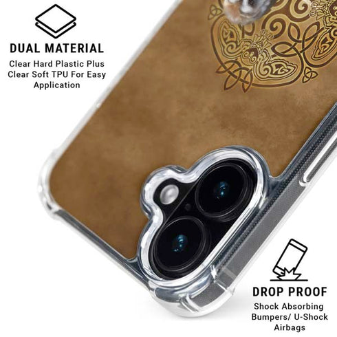 Owl Celtic Knot by Brigid Ashwood iPhone 16 MagSafe Case