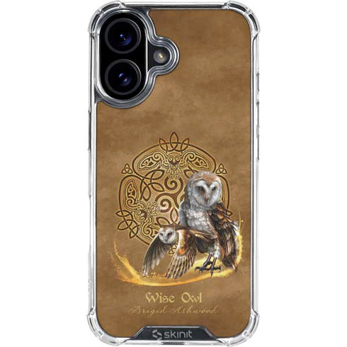 Owl Celtic Knot by Brigid Ashwood iPhone 16 Plus Clear Case