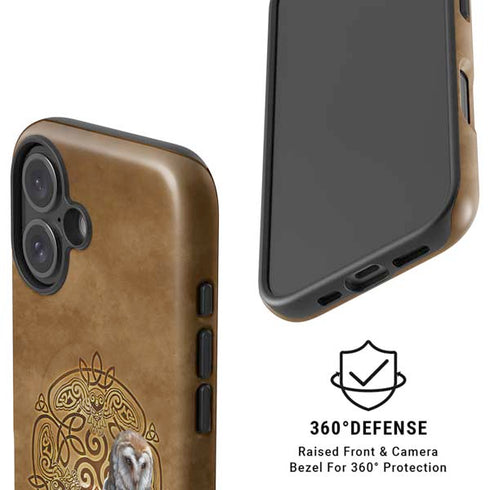 Owl Celtic Knot by Brigid Ashwood iPhone 16 Plus Magsafe Impact Case
