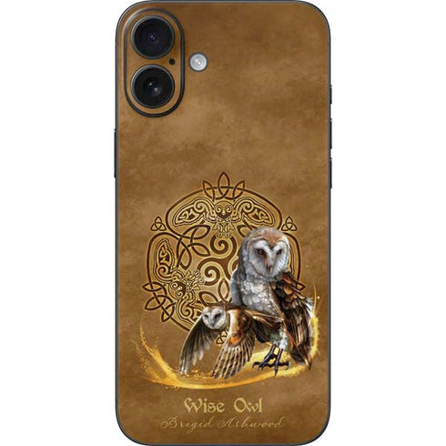 Owl Celtic Knot by Brigid Ashwood iPhone 16 Plus Skin