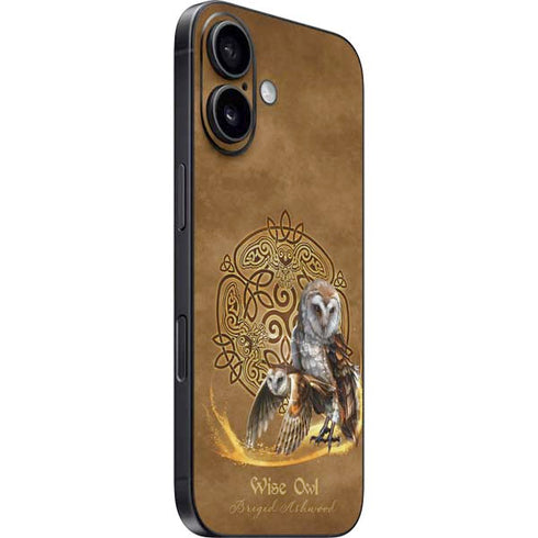 Owl Celtic Knot by Brigid Ashwood iPhone 16 Plus Skin