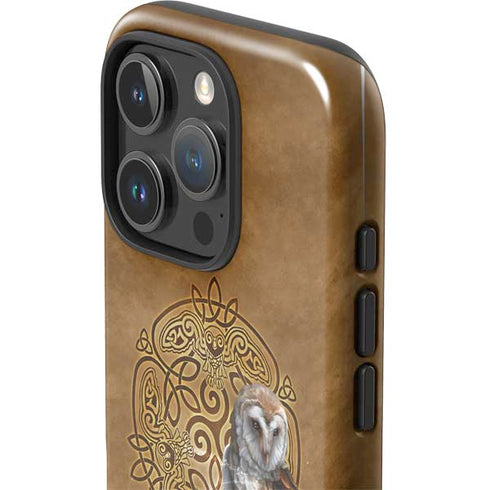 Owl Celtic Knot by Brigid Ashwood iPhone 16 Pro Impact Case