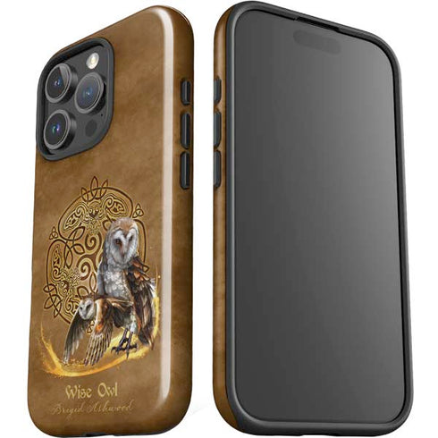 Owl Celtic Knot by Brigid Ashwood iPhone 16 Pro Impact Case