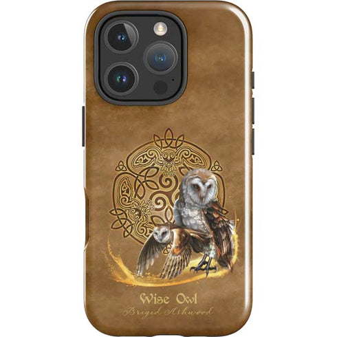 Owl Celtic Knot by Brigid Ashwood iPhone 16 Pro Max Impact Case