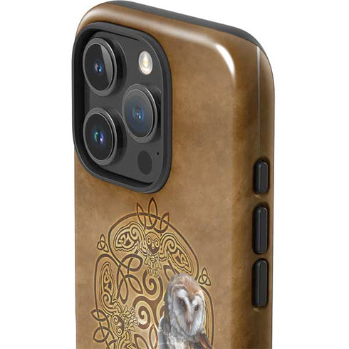 Owl Celtic Knot by Brigid Ashwood iPhone 16 Pro Max Impact Case
