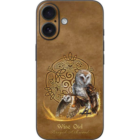 Owl Celtic Knot by Brigid Ashwood iPhone 16 Skin