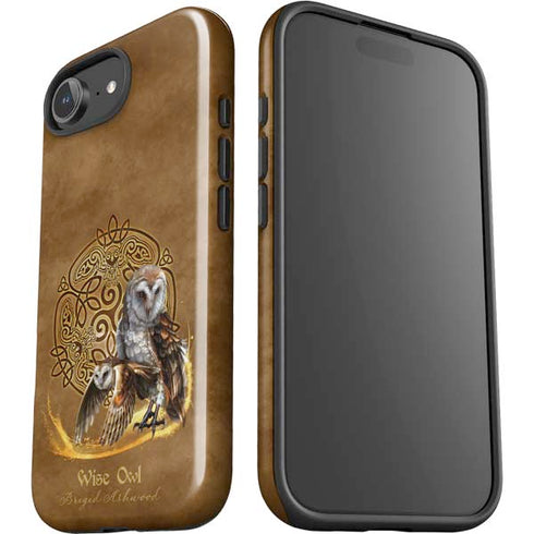 Owl Celtic Knot by Brigid Ashwood iPhone 16e Impact Case