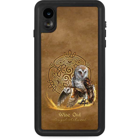 Owl Celtic Knot by Brigid Ashwood iPhone Cases