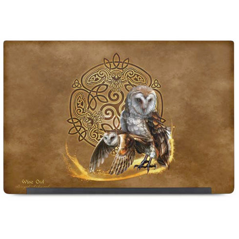 Owl Celtic Knot by Brigid Ashwood Dell Latitude Skin