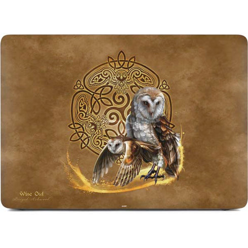 Owl Celtic Knot by Brigid Ashwood Apple MacBook Air Skin