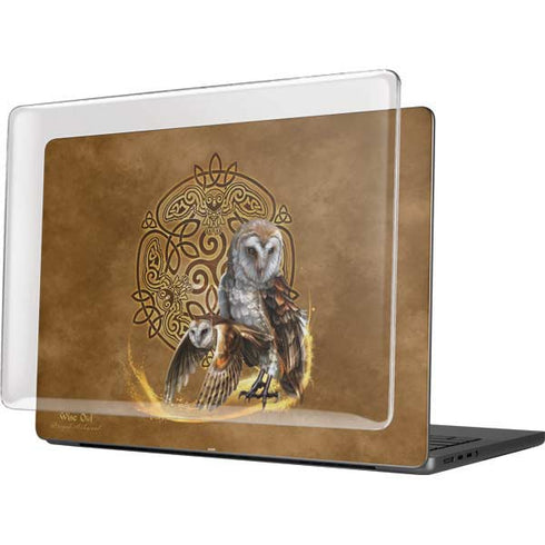 Owl Celtic Knot by Brigid Ashwood MacBook Pro 14in (2021-24) Case plus Skin