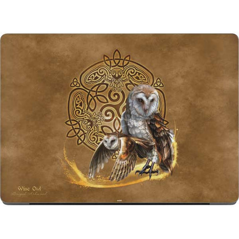 Owl Celtic Knot by Brigid Ashwood Apple MacBook Pro 14-inch Skin