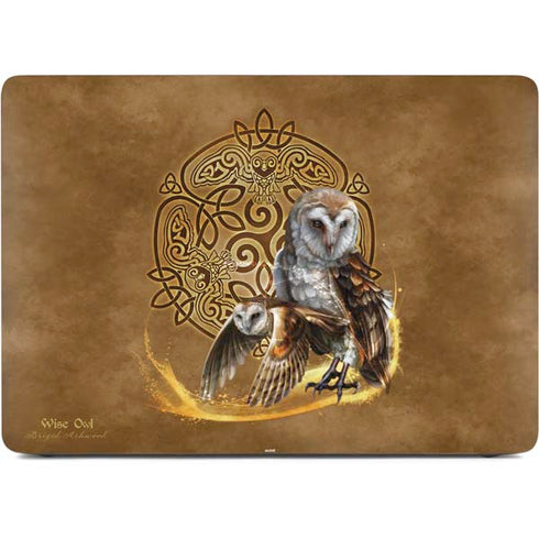 Owl Celtic Knot by Brigid Ashwood Apple MacBook Pro 16-inch Skin