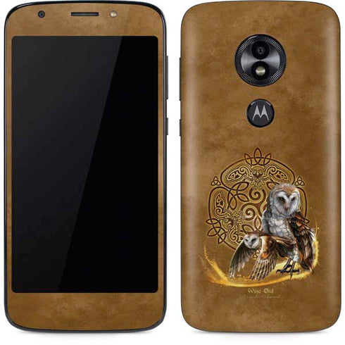 Owl Celtic Knot by Brigid Ashwood Moto E5 Play Skin