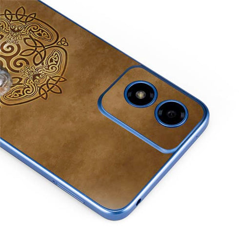 Owl Celtic Knot by Brigid Ashwood Moto G Play 4G (2024) Skin