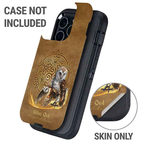 Owl Celtic Knot by Brigid Ashwood Otterbox Defender iPhone Skin