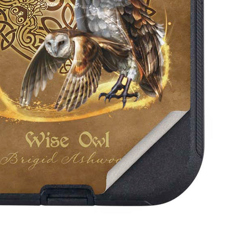 Owl Celtic Knot by Brigid Ashwood Otterbox Defender iPhone Skin