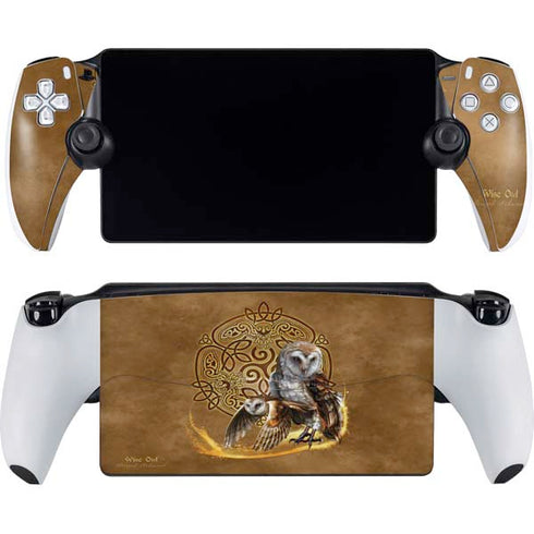 Owl Celtic Knot by Brigid Ashwood PlayStation PS5 Skins