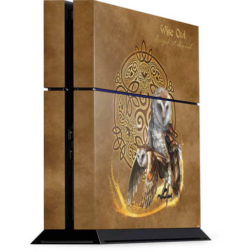 Owl Celtic Knot by Brigid Ashwood PlayStation PS4 Skins