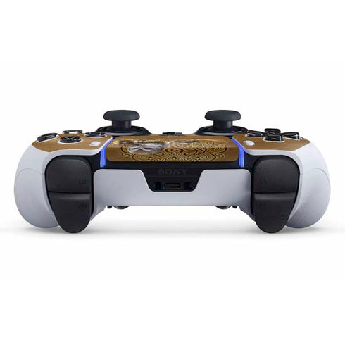 Brigid Ashwood Owl Celtic Knot PS5 DualSense Edge Pro Controller Skin
