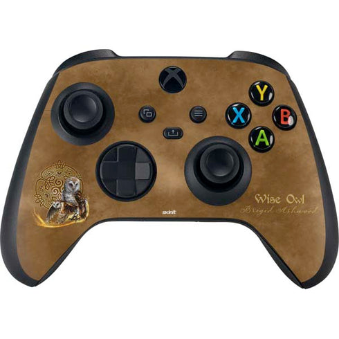 Owl Celtic Knot by Brigid Ashwood Xbox Series X Controller Skin