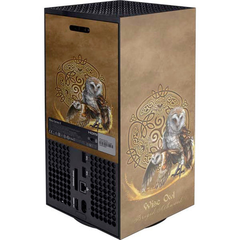Owl Celtic Knot by Brigid Ashwood XBox Series X Digital Edition Console Skin