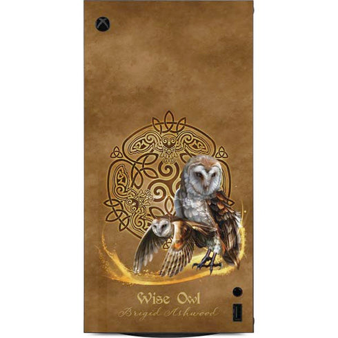 Owl Celtic Knot by Brigid Ashwood XBox Series X Digital Edition Console Skin